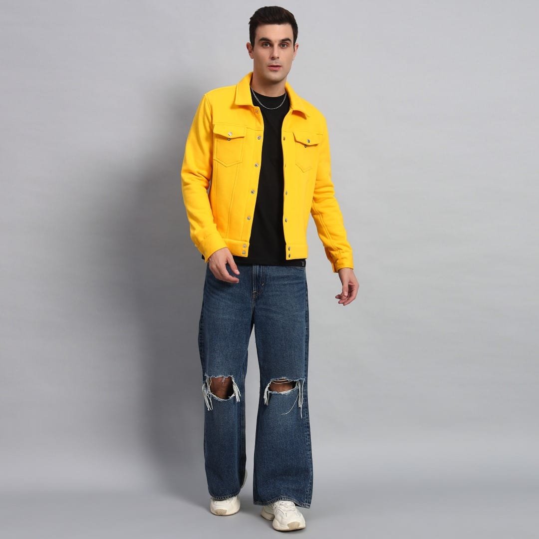 YELLOW TRUCKER JACKET