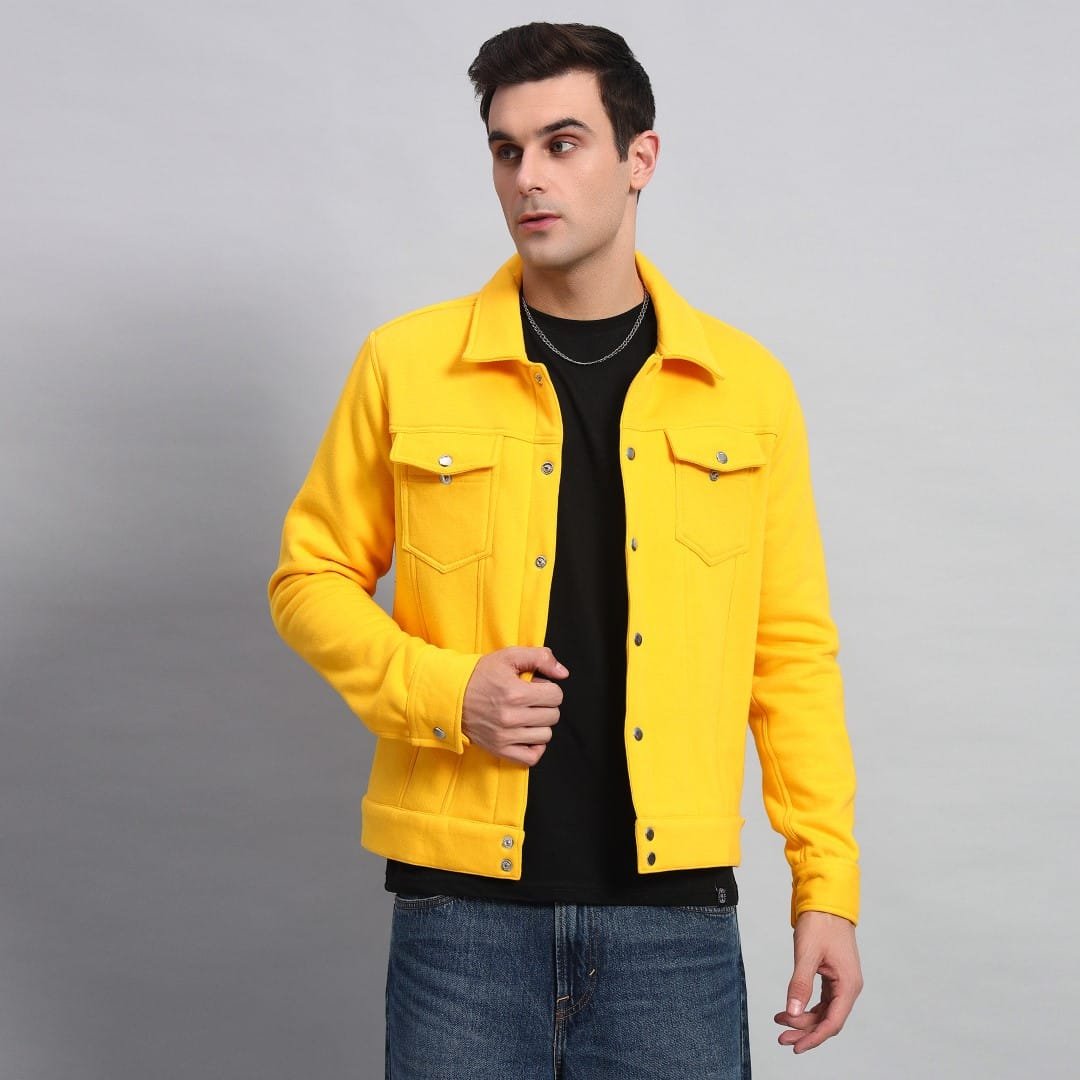 YELLOW TRUCKER JACKET