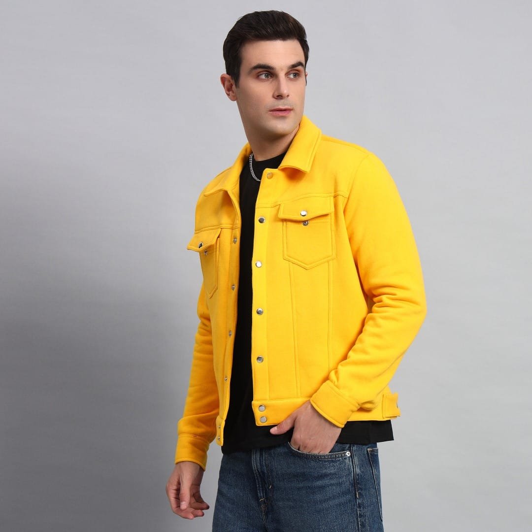 YELLOW TRUCKER JACKET