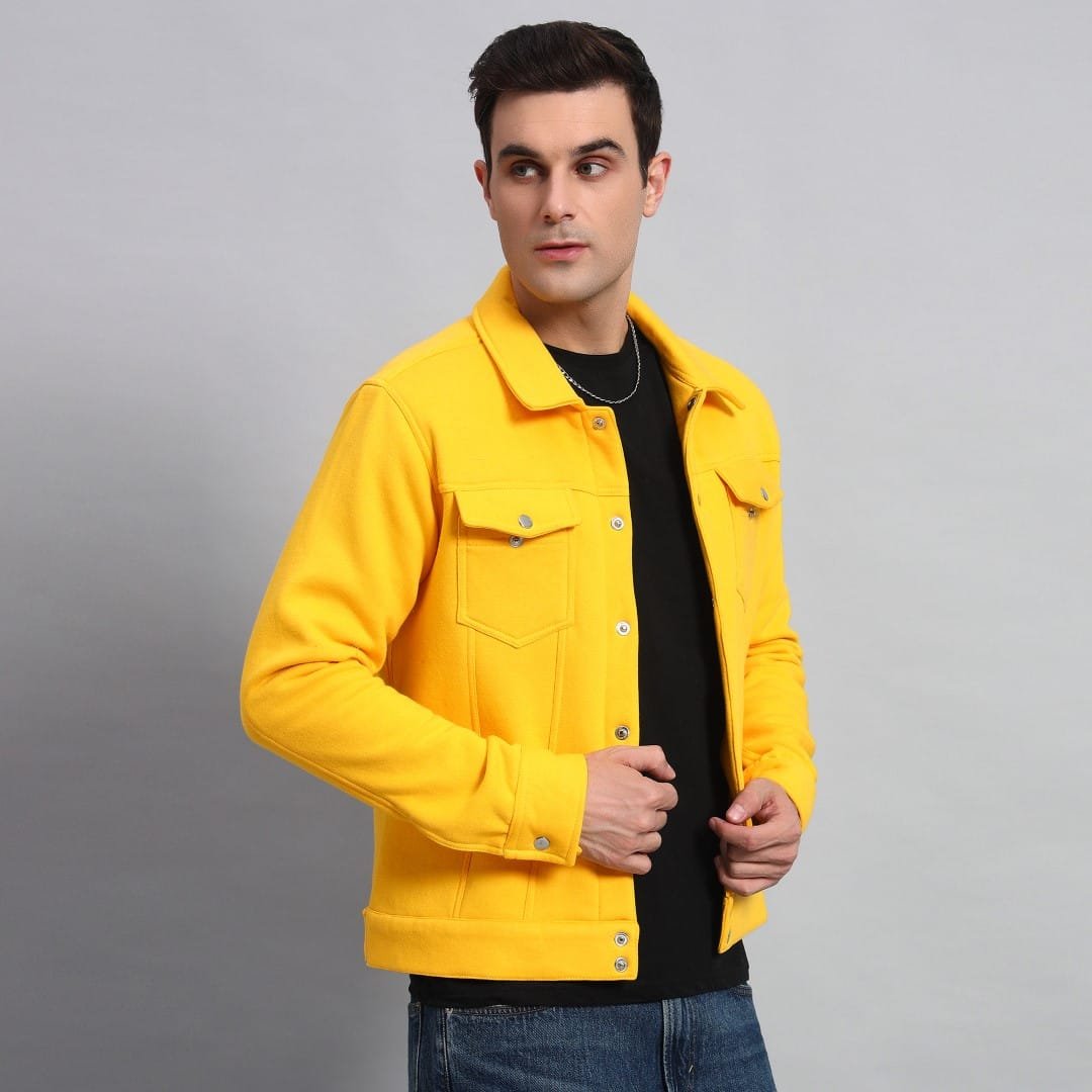 YELLOW TRUCKER JACKET