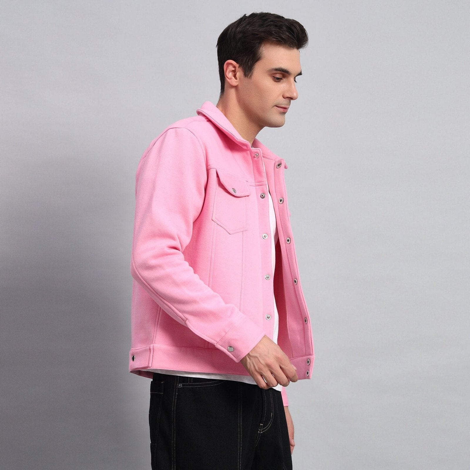 PINK TRUCKER JACKET