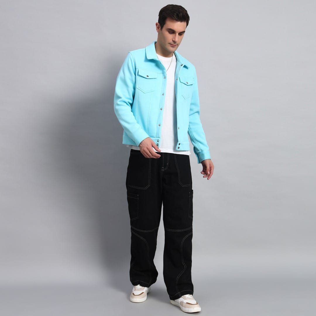 SKY BLUE TRUCKER JACKET TRUCKER