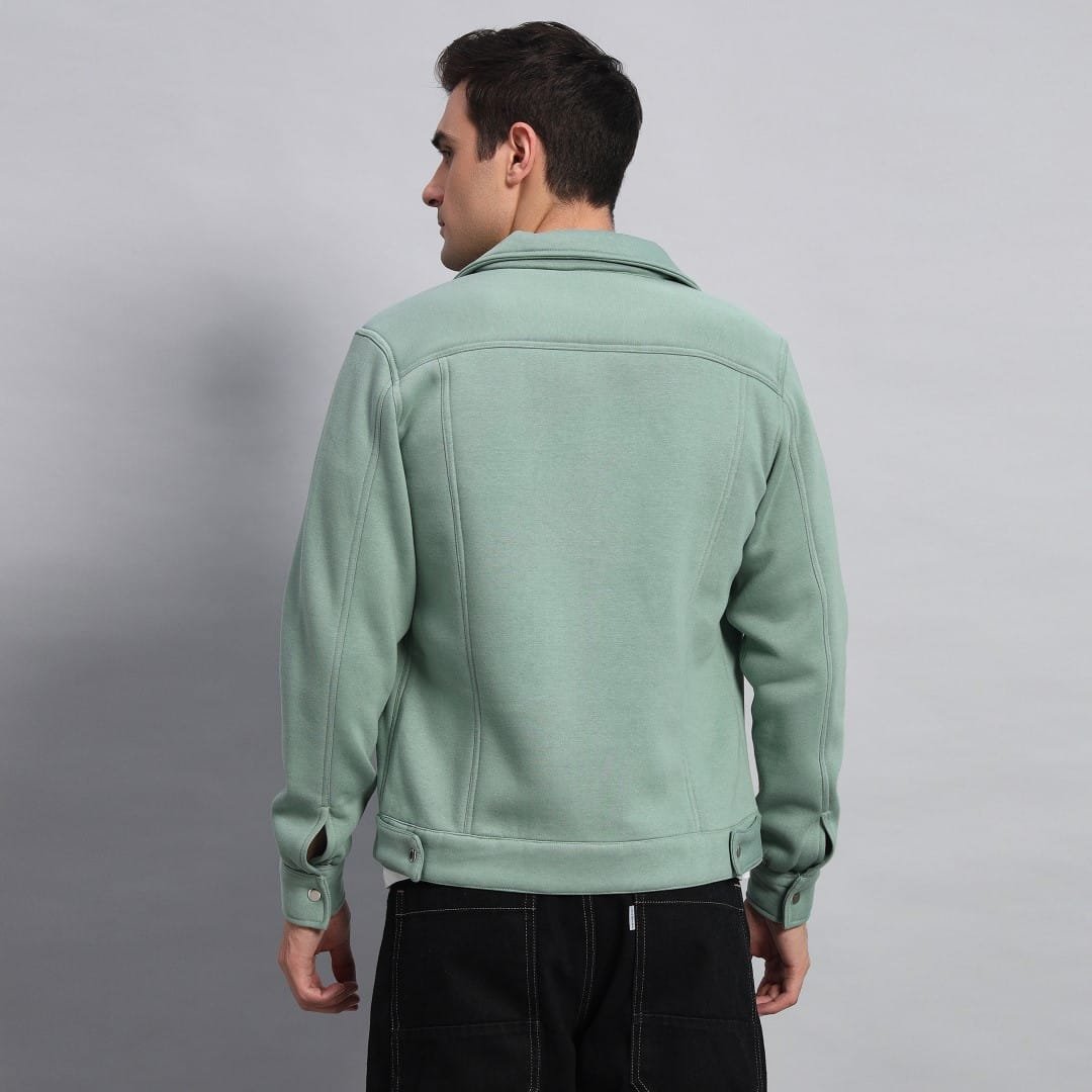 MINT GREEN TRUCKER JACKET