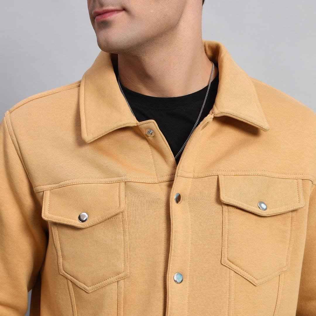 BEIGE TRUCKER JACKET