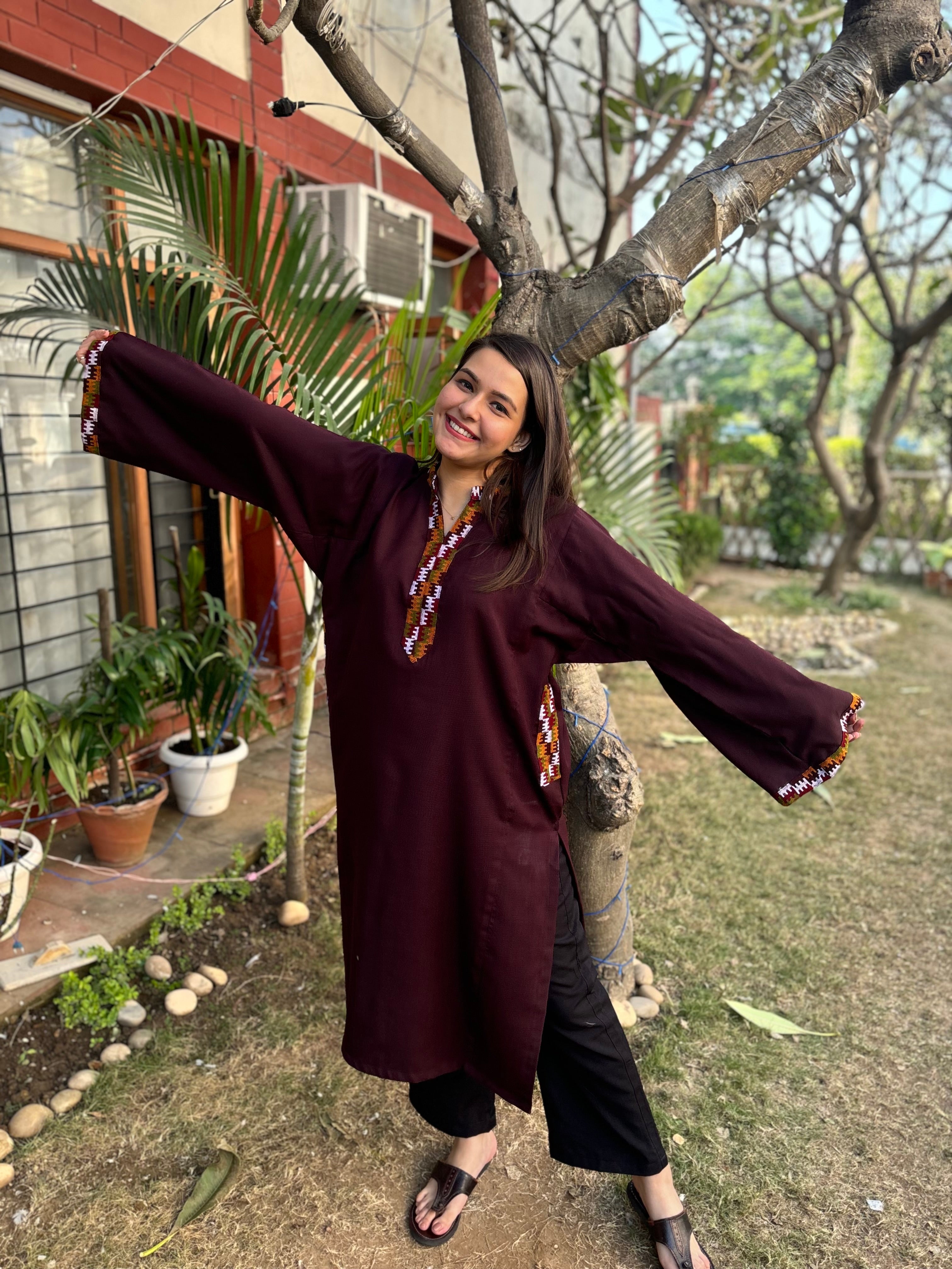 Coca-cola Kullu patti phiran (loose fitting)