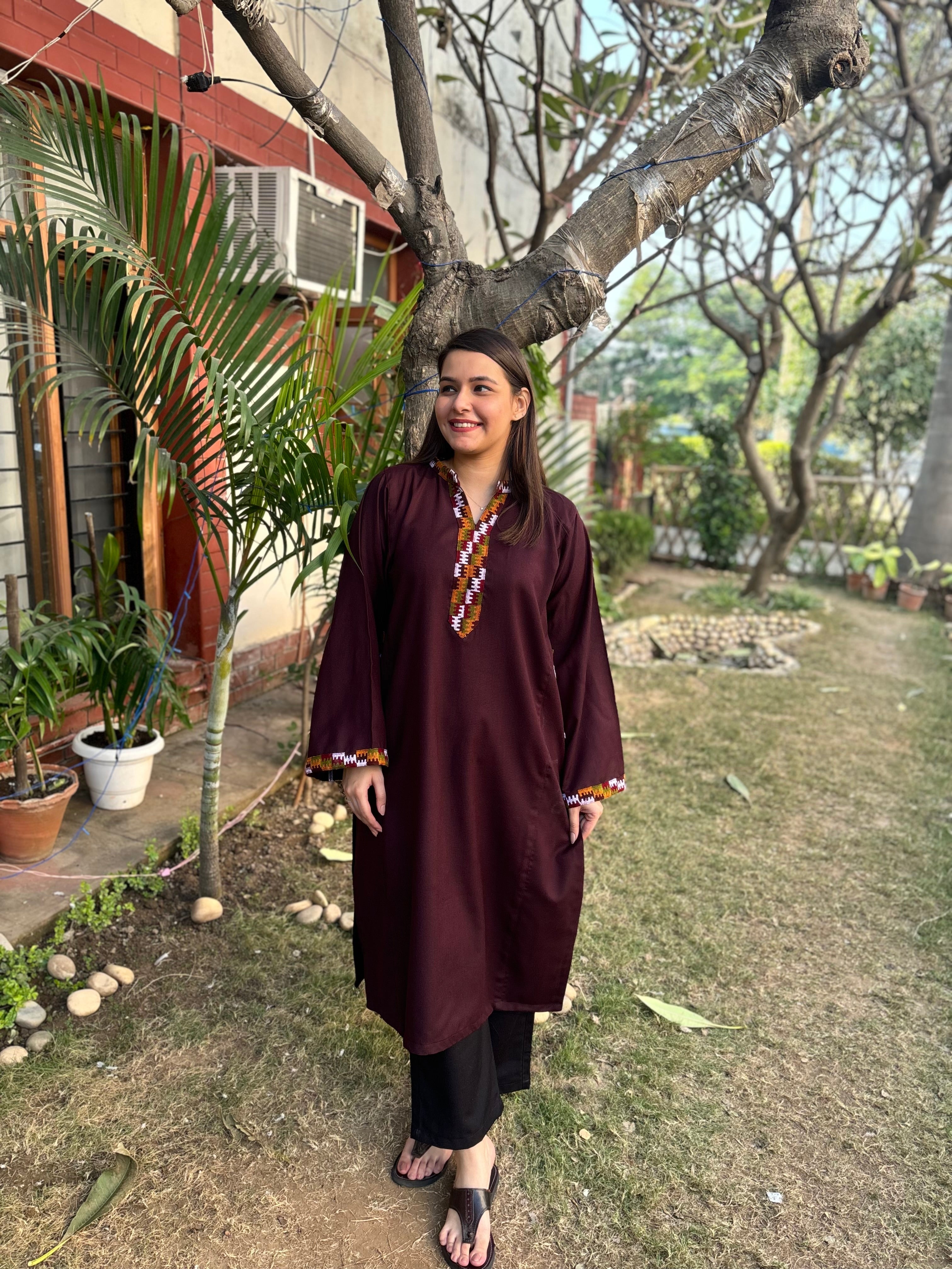 Coca-cola Kullu patti phiran (loose fitting)