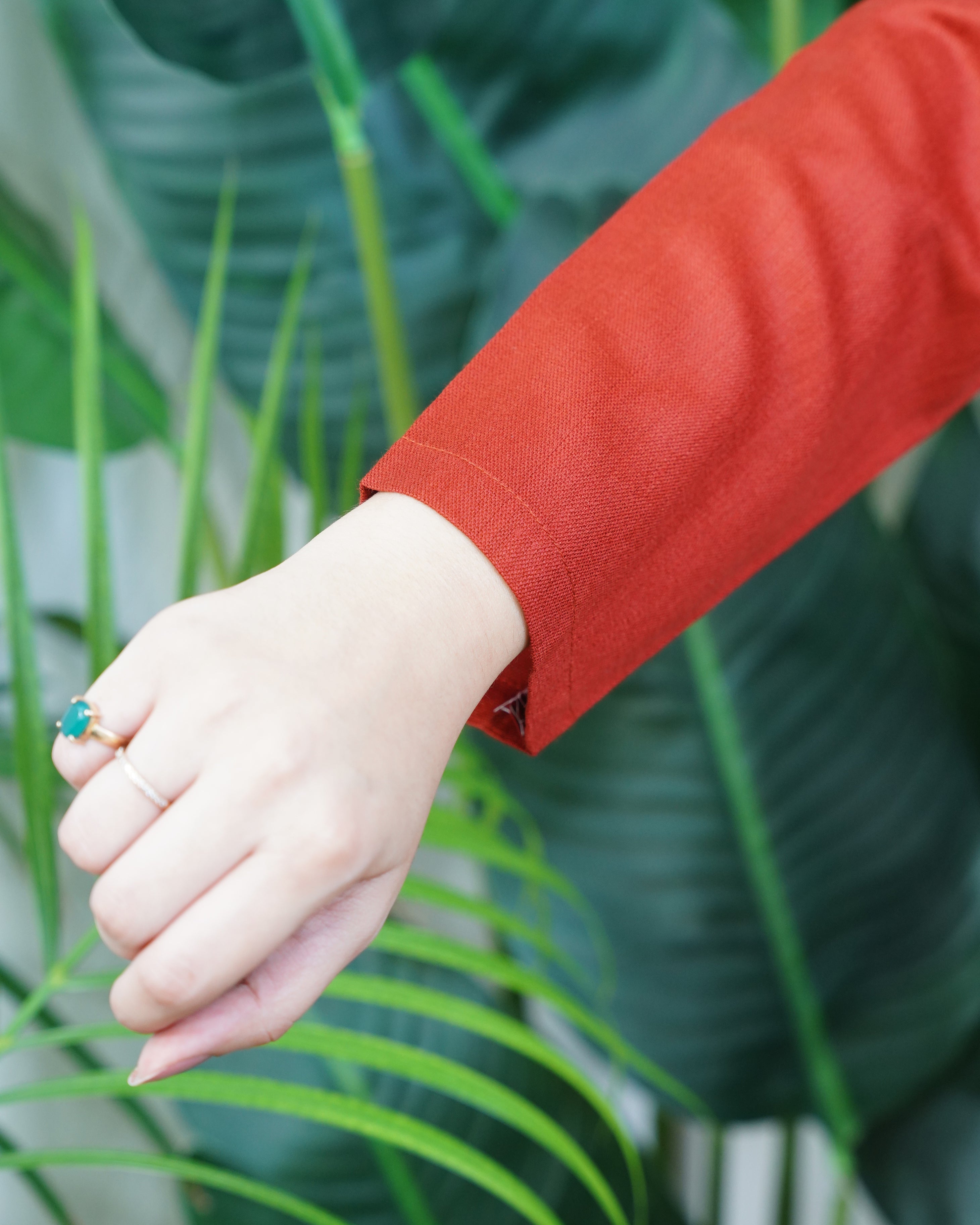 Rust Kullu Woollen kurta