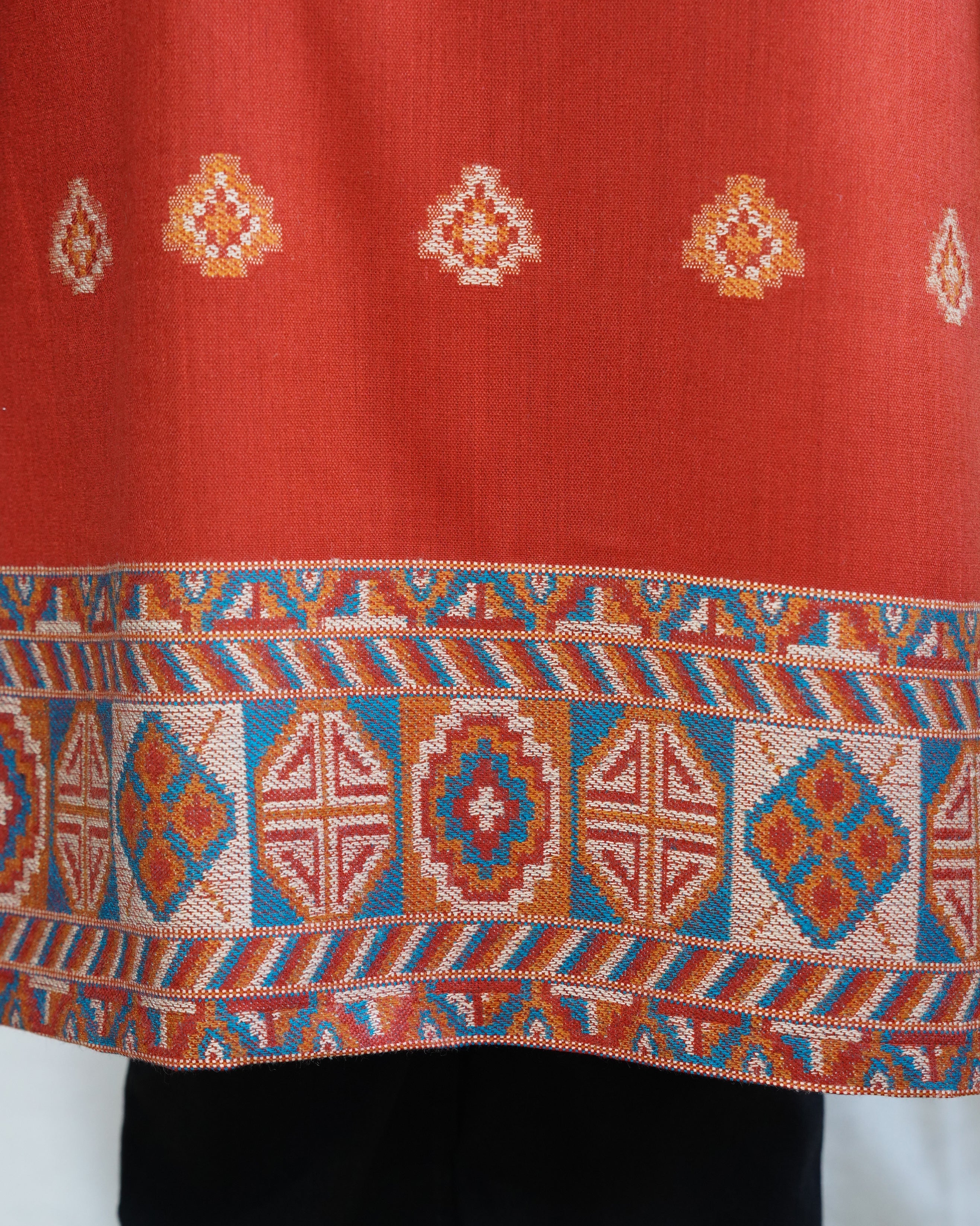 Rust Kullu Woollen kurta