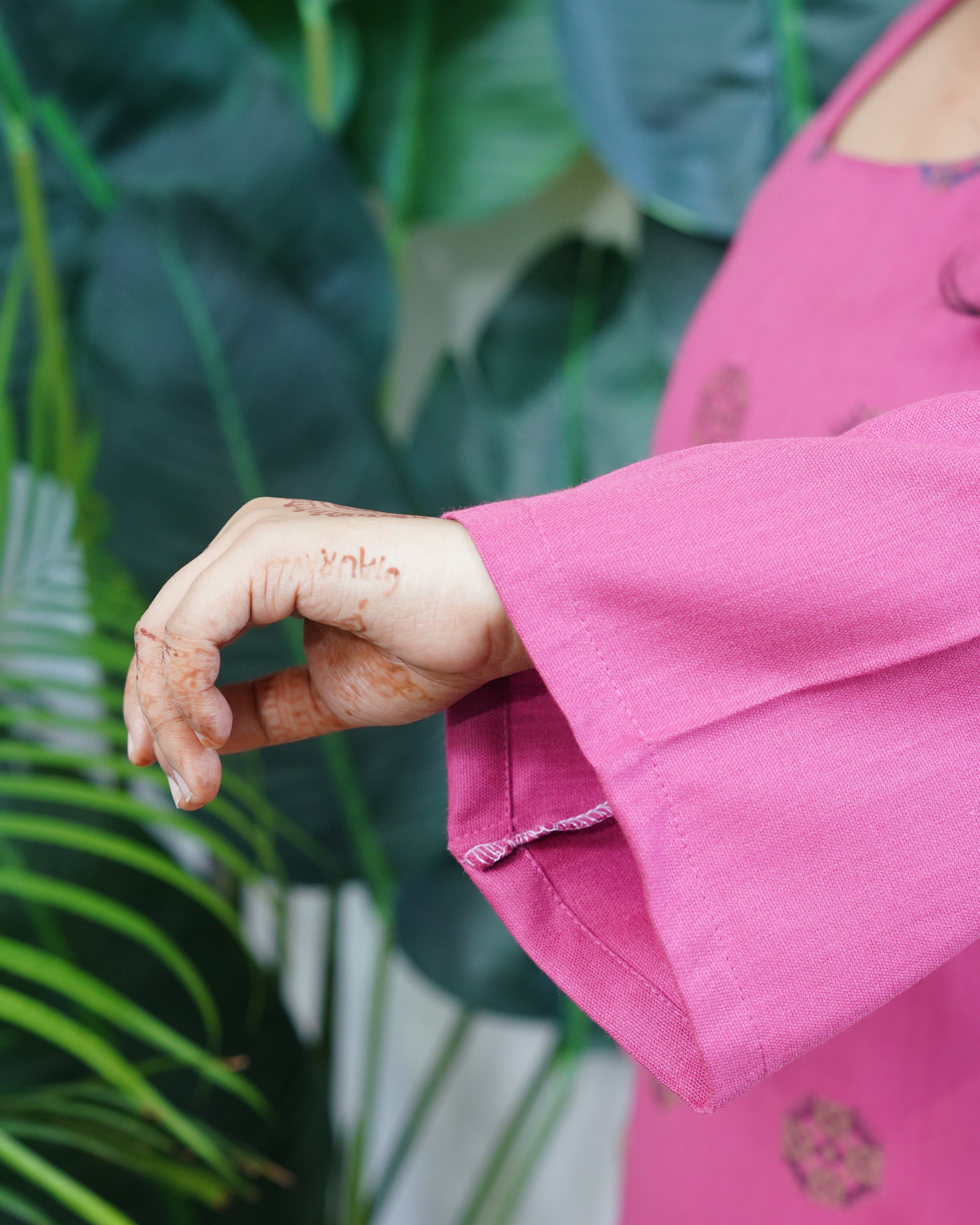 Pink Kullu Woollen kurta