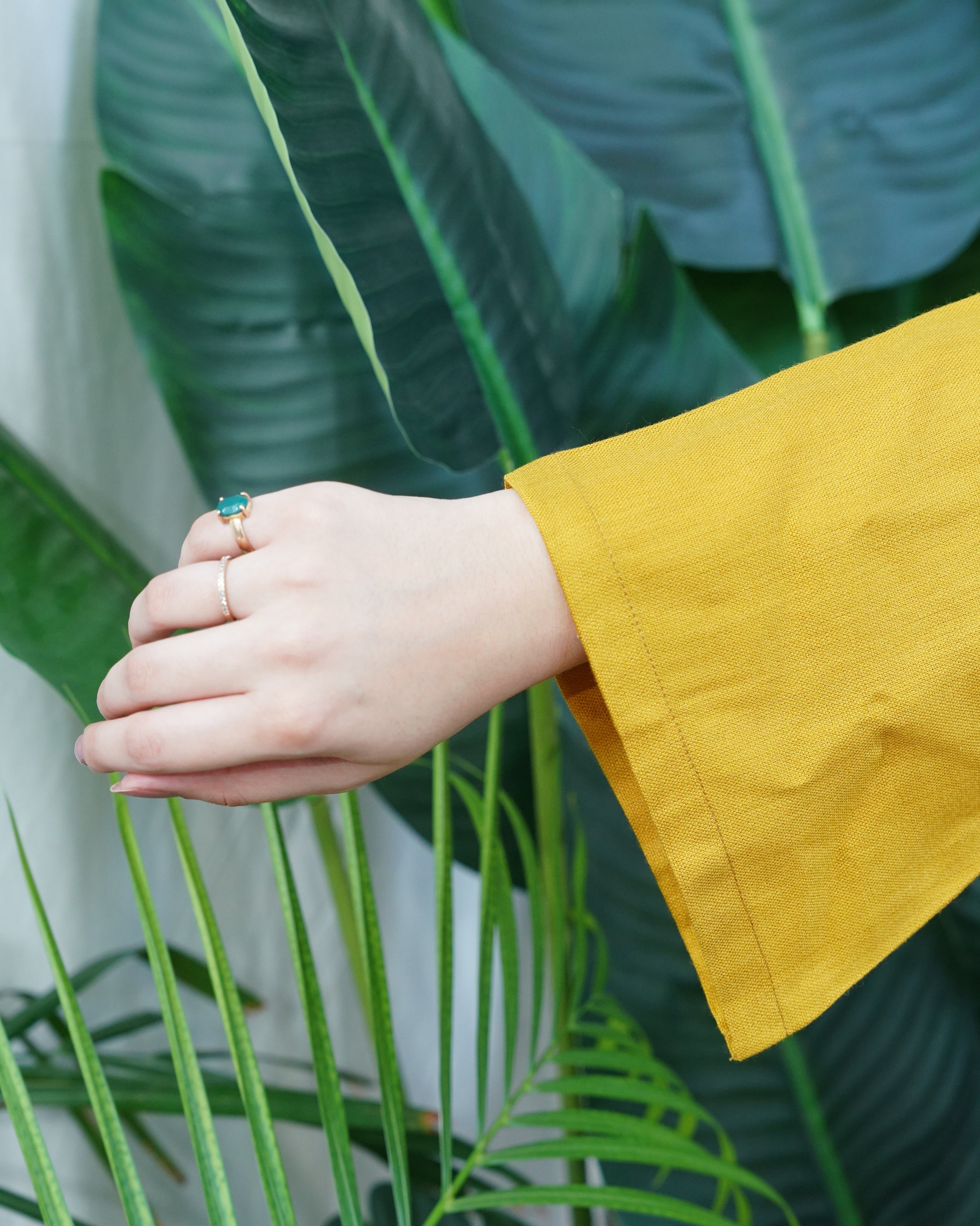 Mustard Kullu Woollen long kurta