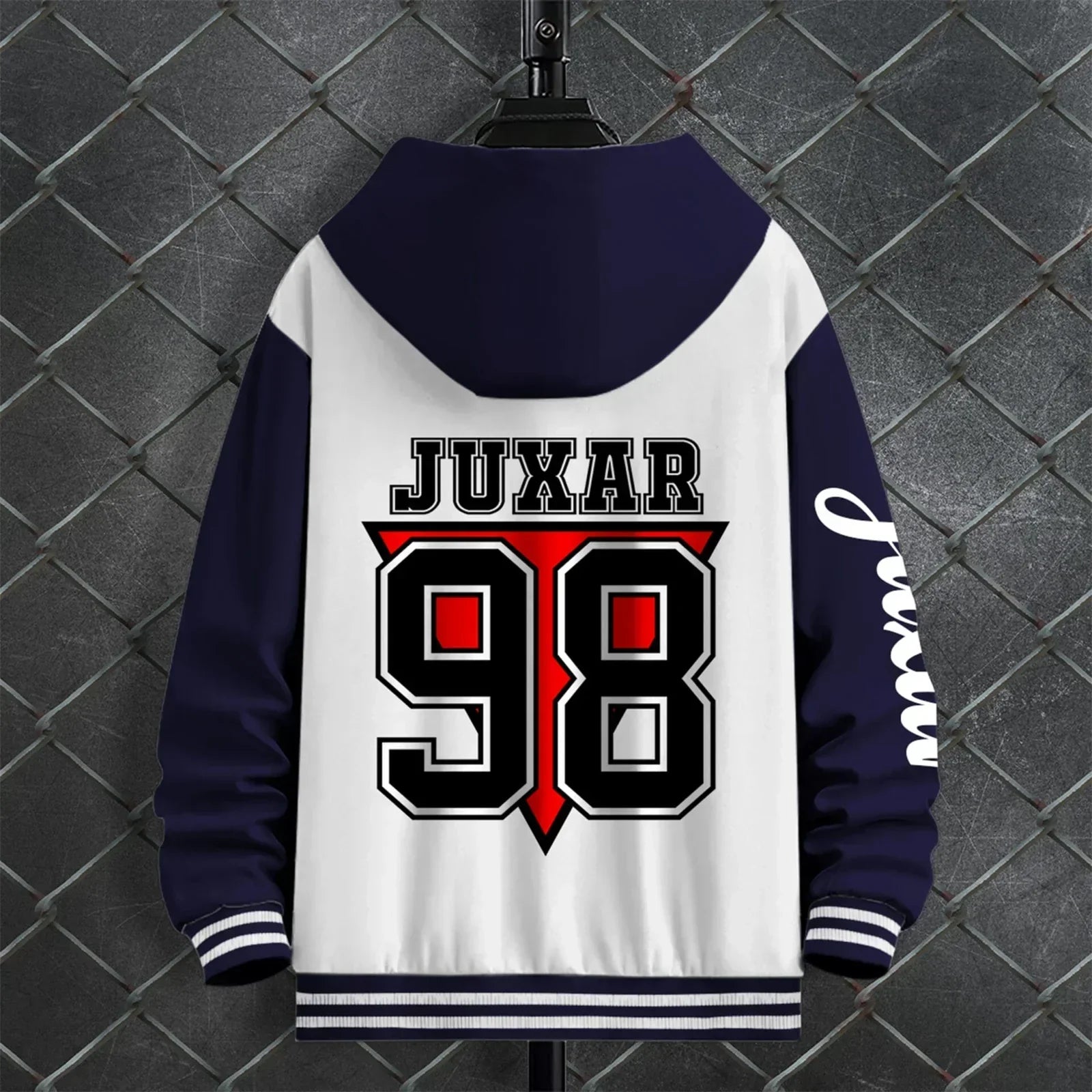 98 JUXAR VARSITY HOODED JACKET