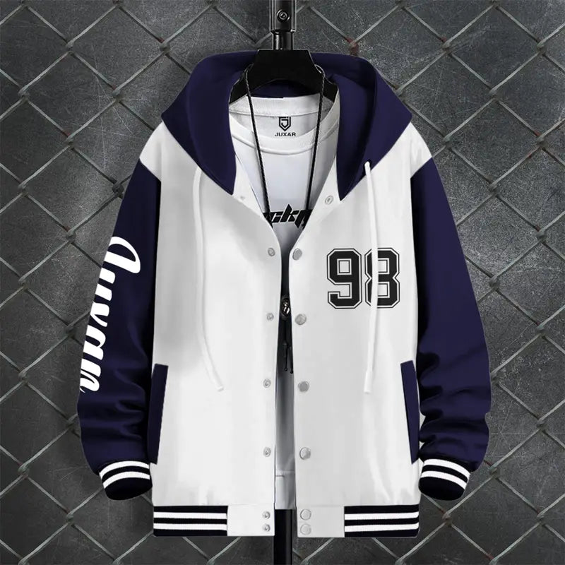 98 JUXAR VARSITY HOODED JACKET