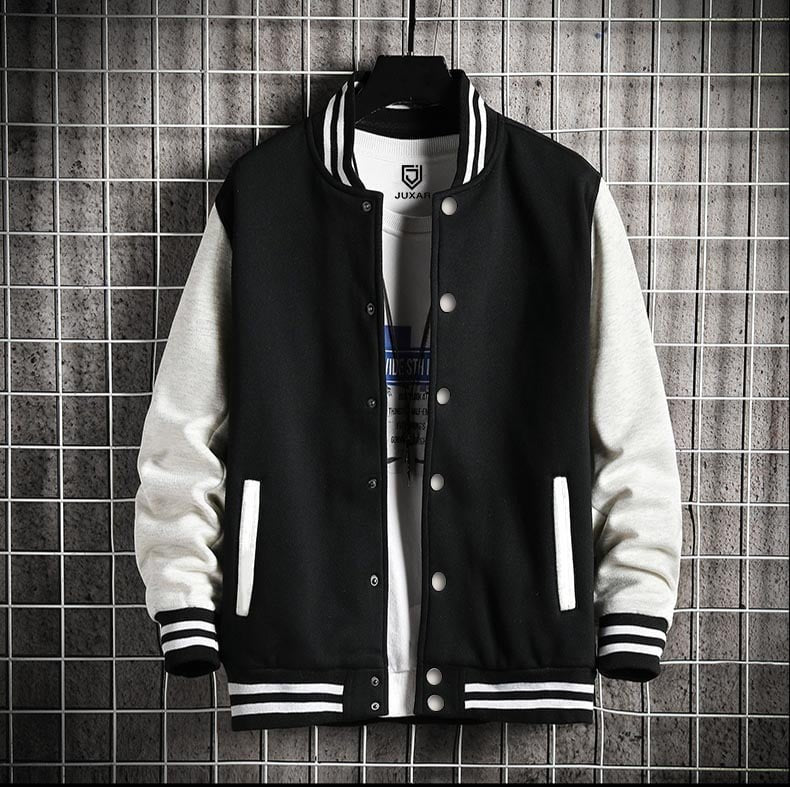 BLACK VARSITY JACKET