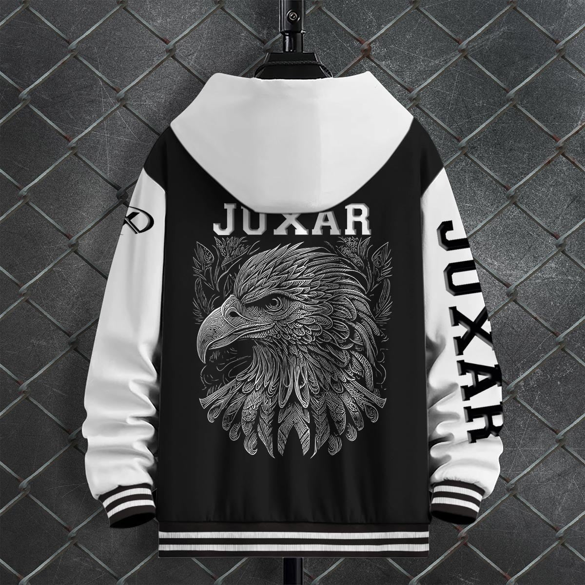 JUXAR TRENDY VARSITY HOOD JACKET