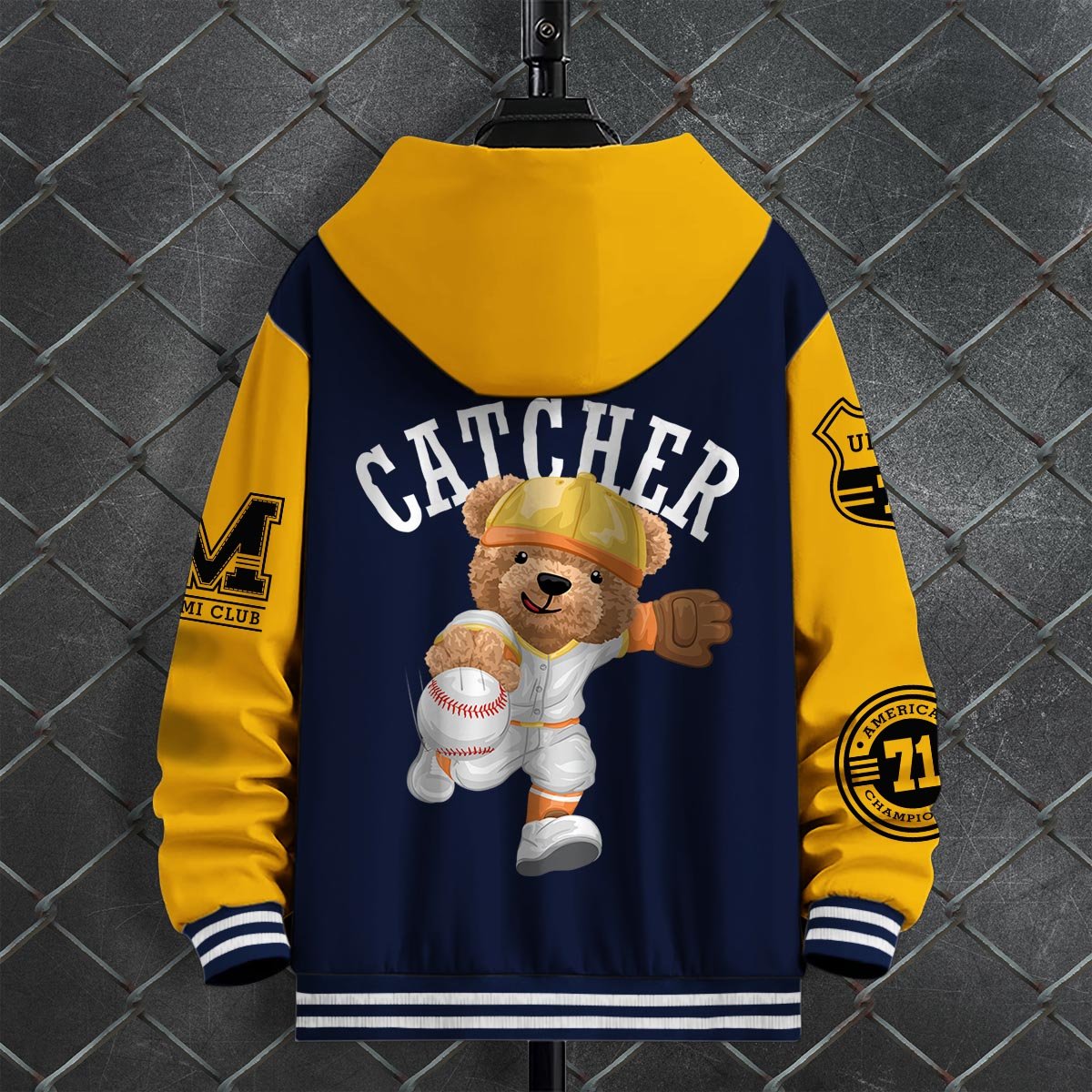 CATCHER VARSITY HOOD JACKET