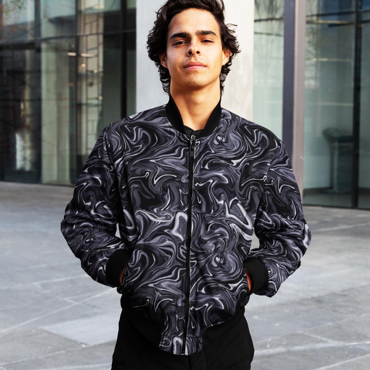 ABSTRACT MARBLE JACKET