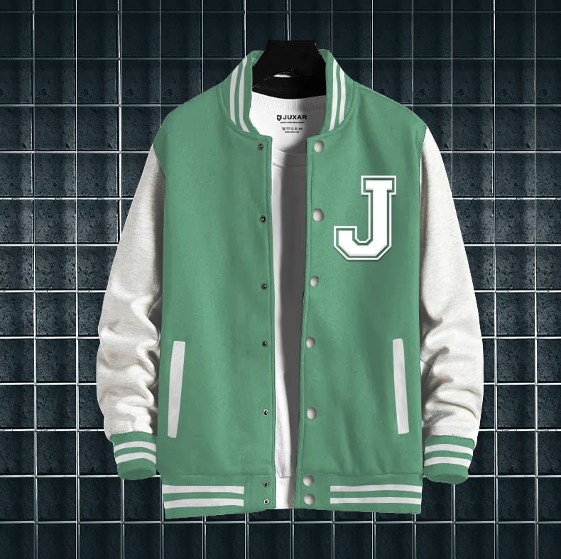 MINT GREEN VARSITY JACKET