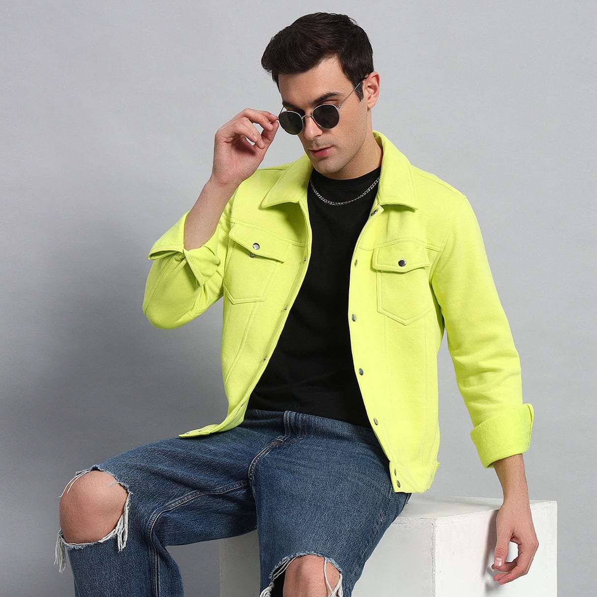 NEON TRUCKER JACKET