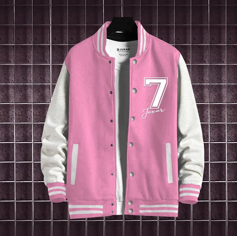 PINK VARSITY JACKET