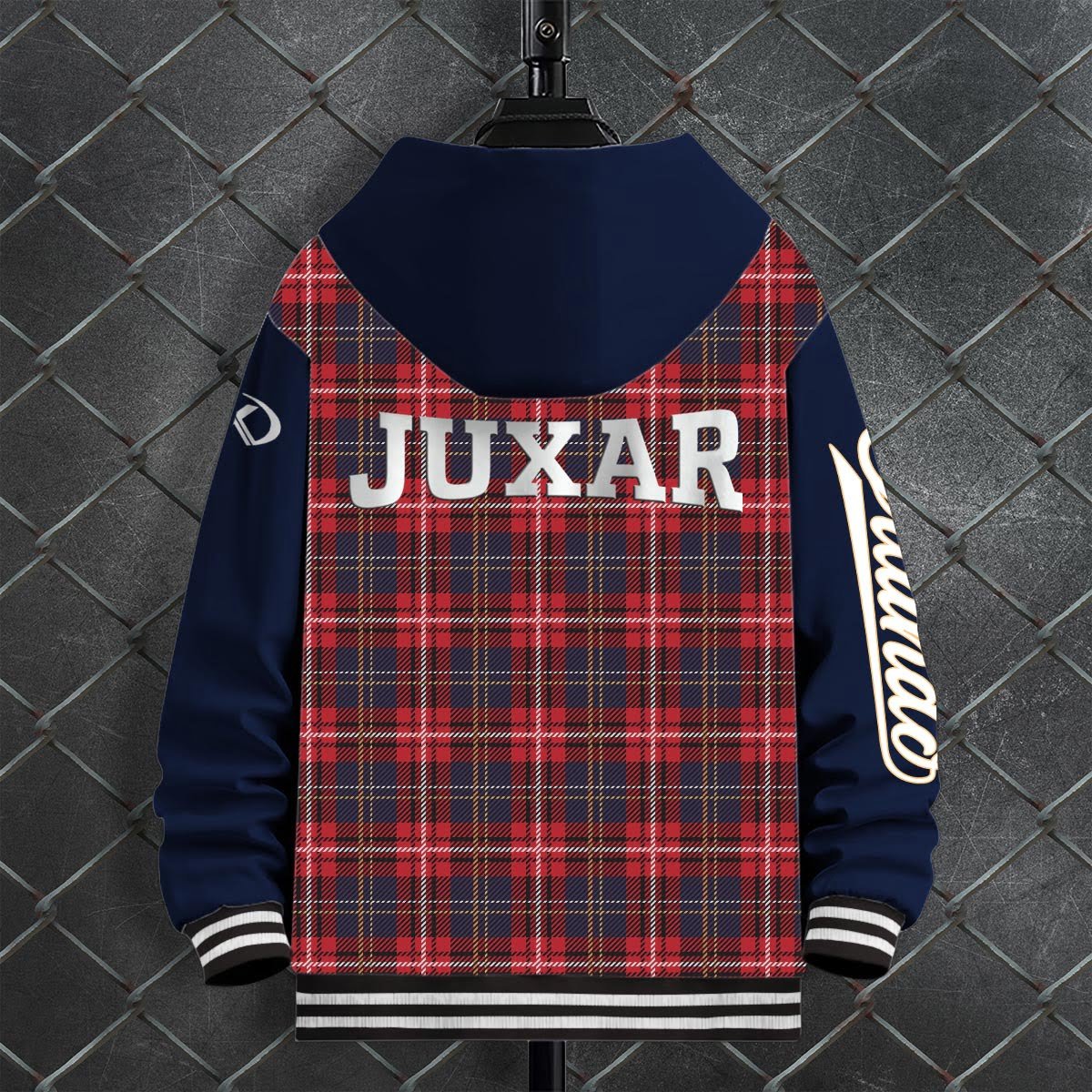 CHECKED 96 VARSITY JACKET HOODIE