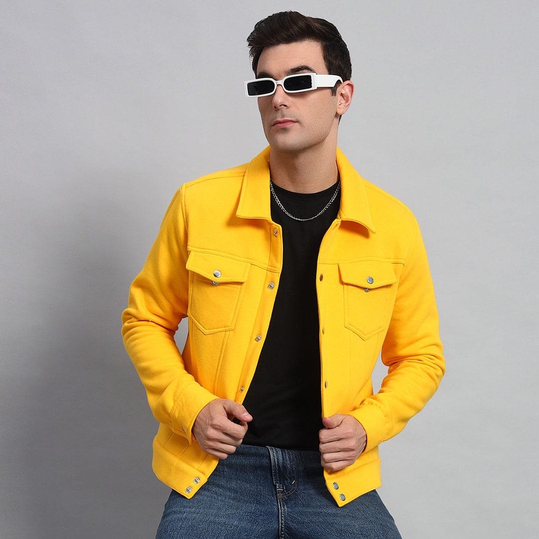 YELLOW TRUCKER JACKET